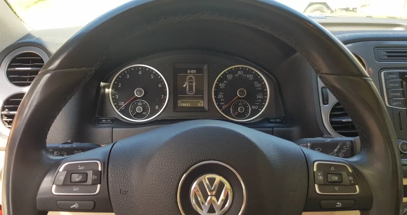 Volkswagen Tiguan cena 61500 przebieg: 139893, rok produkcji 2015 z Wielichowo małe 121